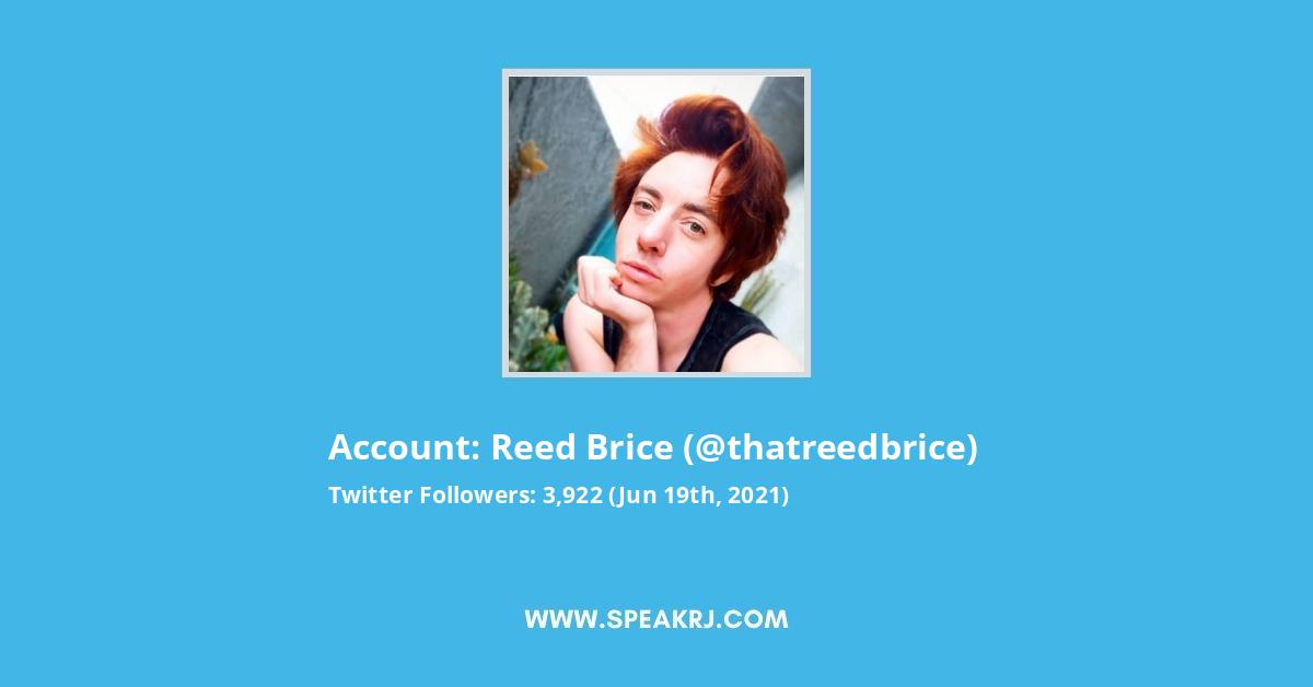 Reed Brice Twitter Stats