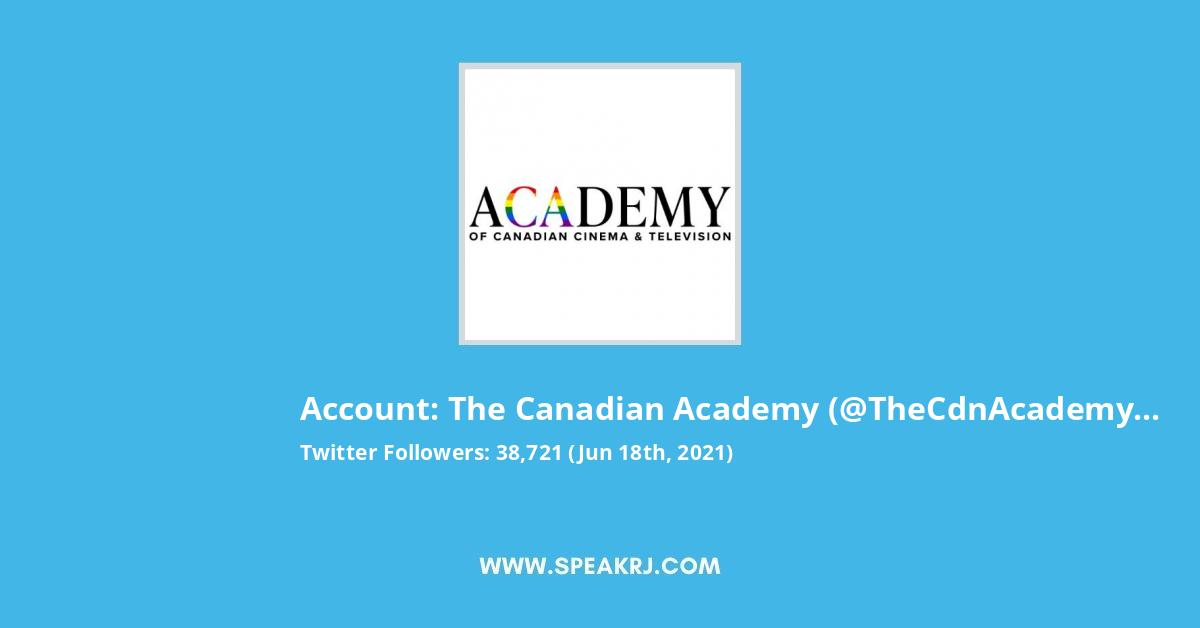 The Canadian Academy Twitter Stats