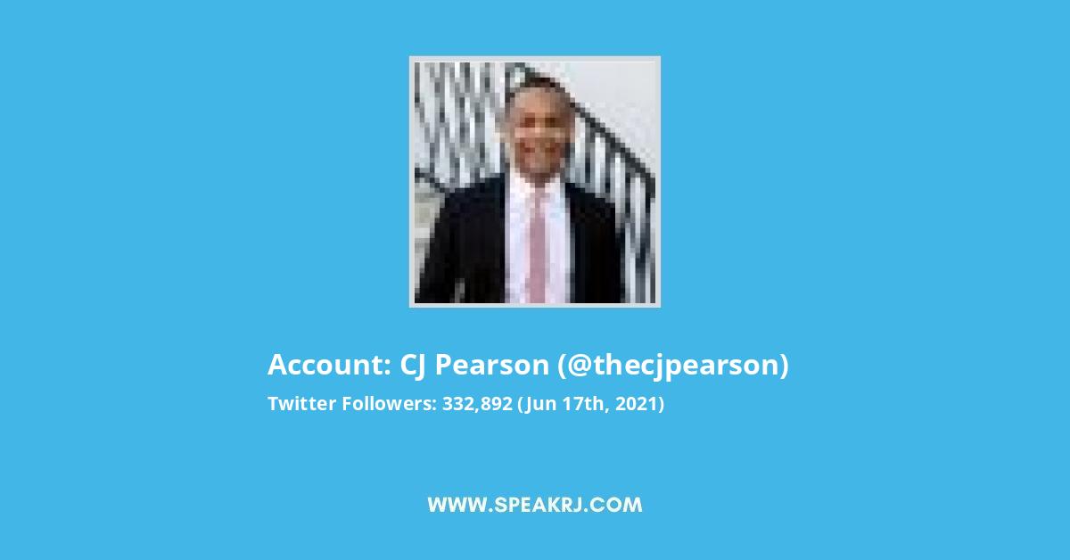 CJ Pearson Twitter Stats
