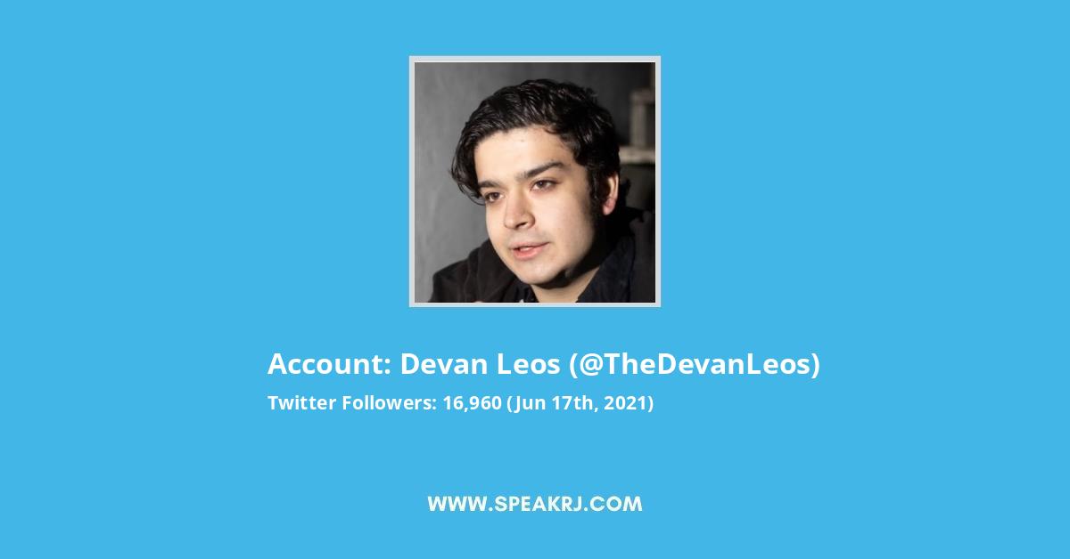Devan Leos Twitter Stats