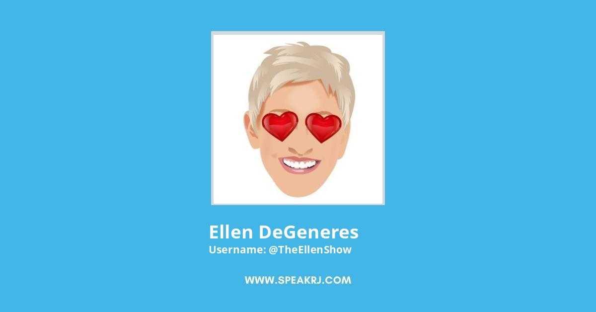 Ellen DeGeneres Twitter Stats