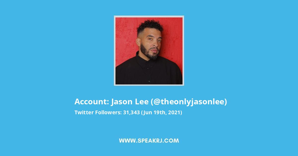 Jason Lee Twitter Followers Statistics / Analytics - SPEAKRJ Stats