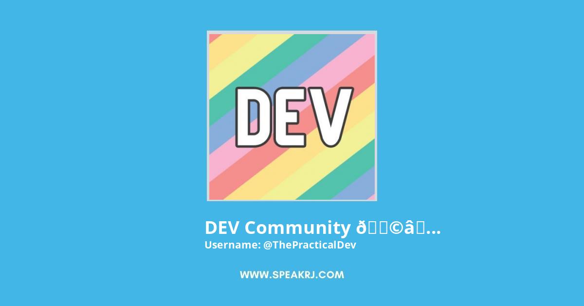 DEV Community ๐ฉโ๐ป๐จโ๐ป Twitter Stats