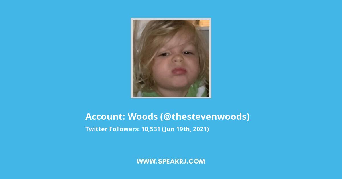 woods Twitter Stats