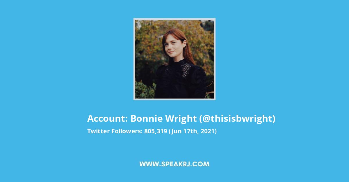 Bonnie Wright Twitter Stats