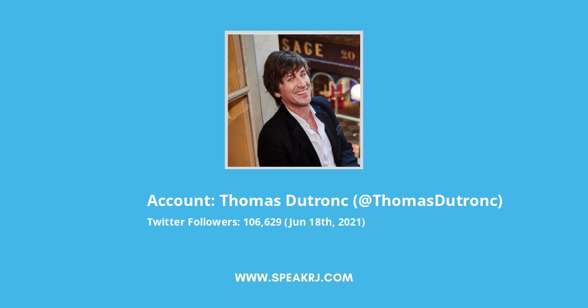 Thomas Dutronc Twitter Stats