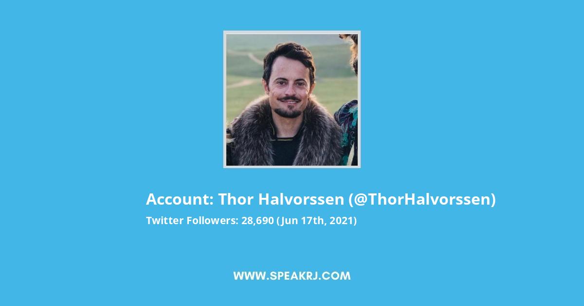 Thor Halvorssen Twitter Stats