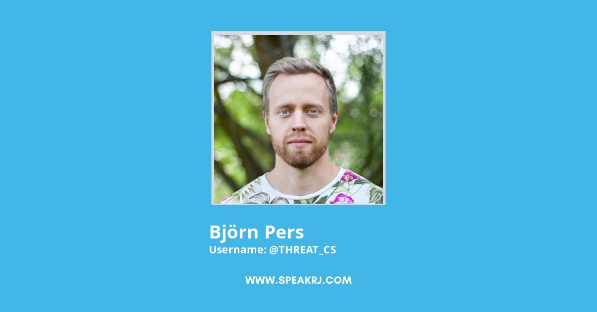 Björn Pers Twitter Stats