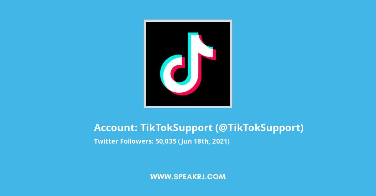 TikTokSupport Twitter Stats