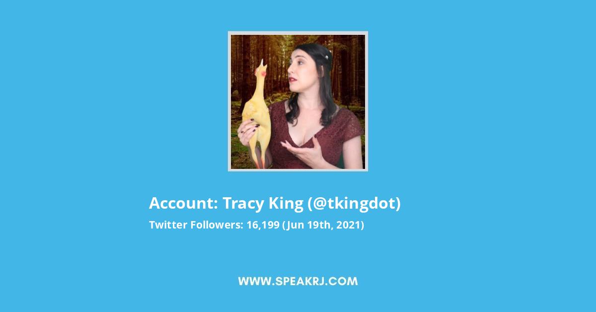 Tracy King Twitter Stats