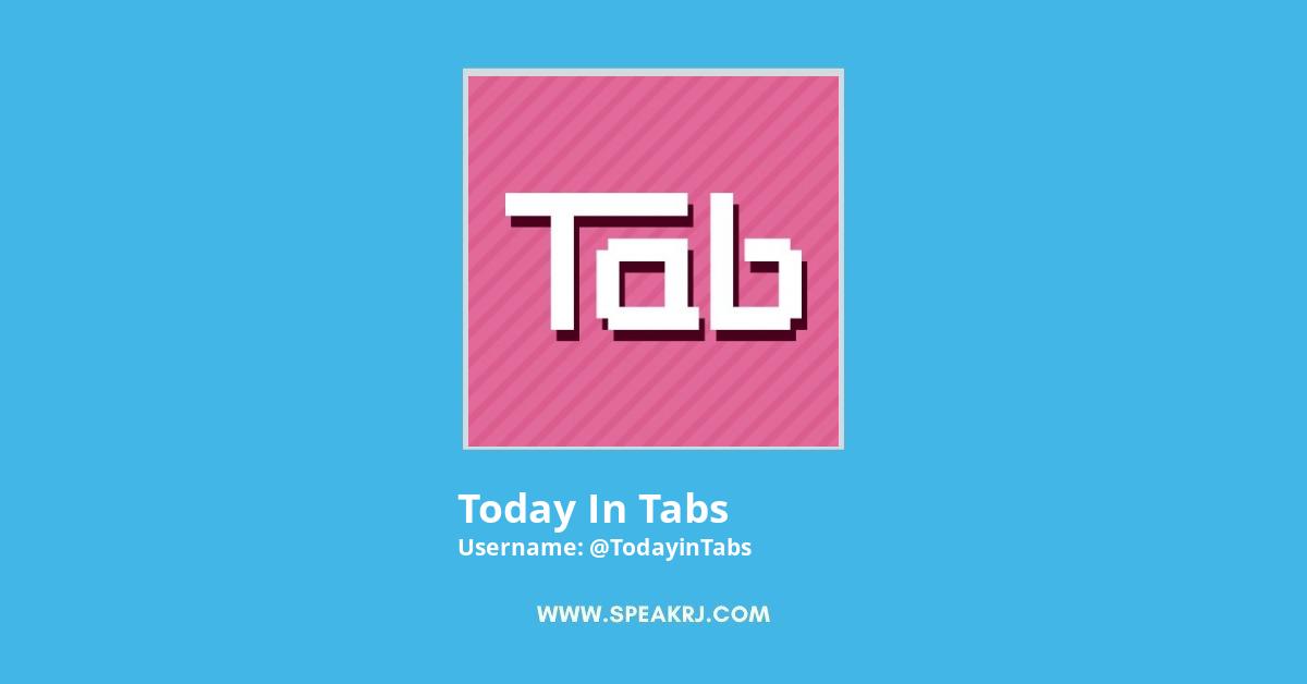 Today in Tabs Twitter Stats