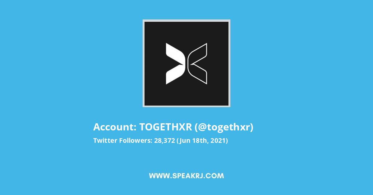 TOGETHXR Twitter Stats