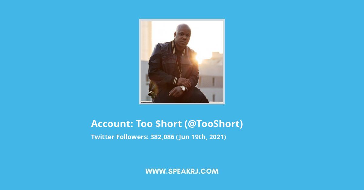 Too $hort Twitter Stats