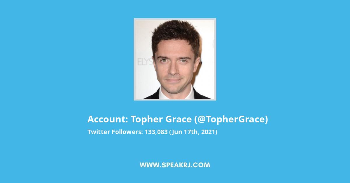 Topher Grace Twitter Stats