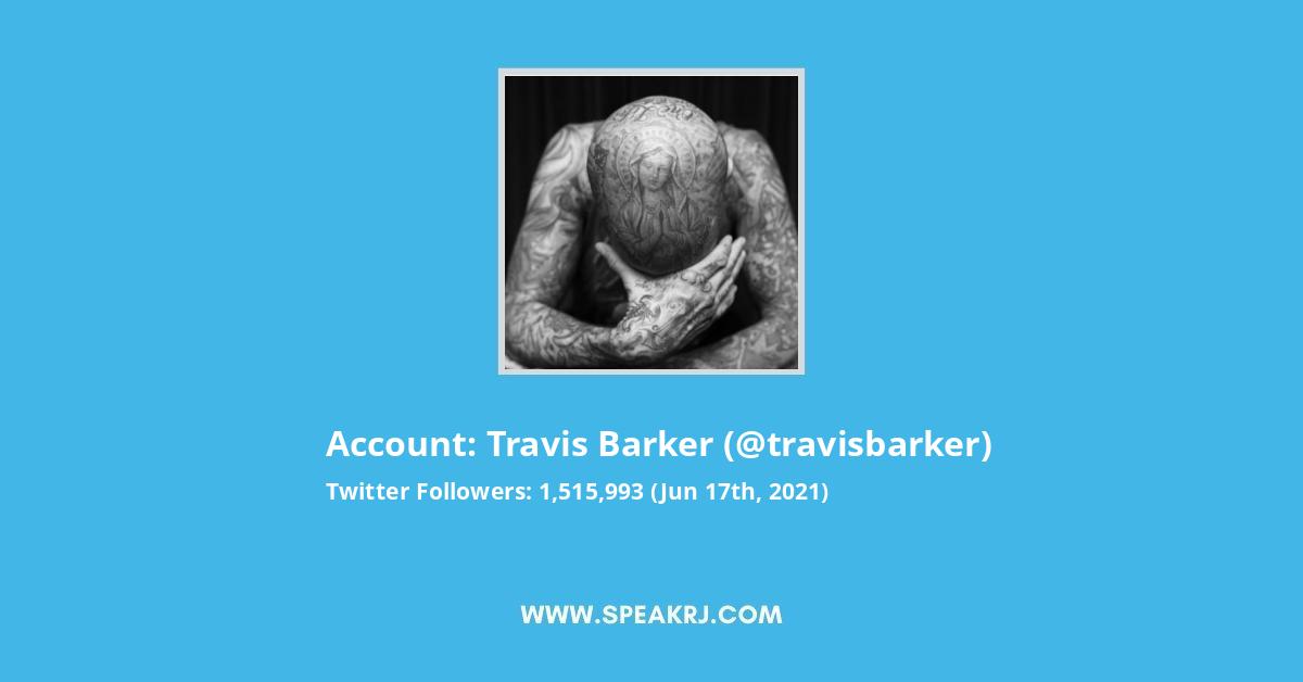 Travis Barker Twitter Stats