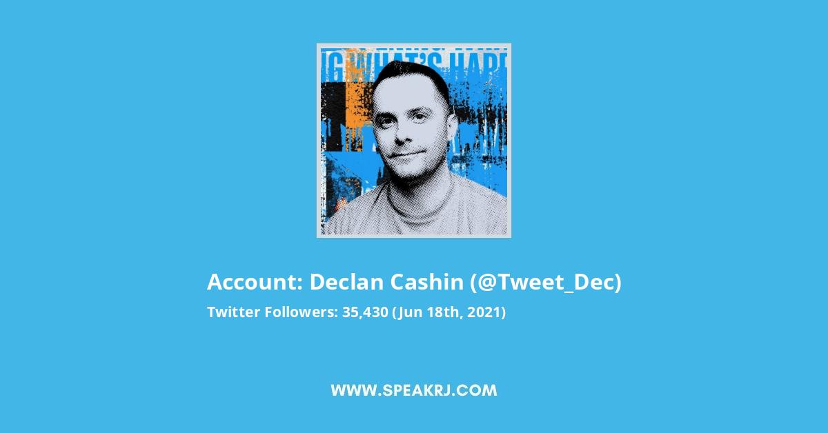 Declan Cashin Twitter Stats