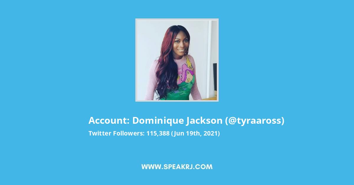 Dominique Jackson Twitter Stats