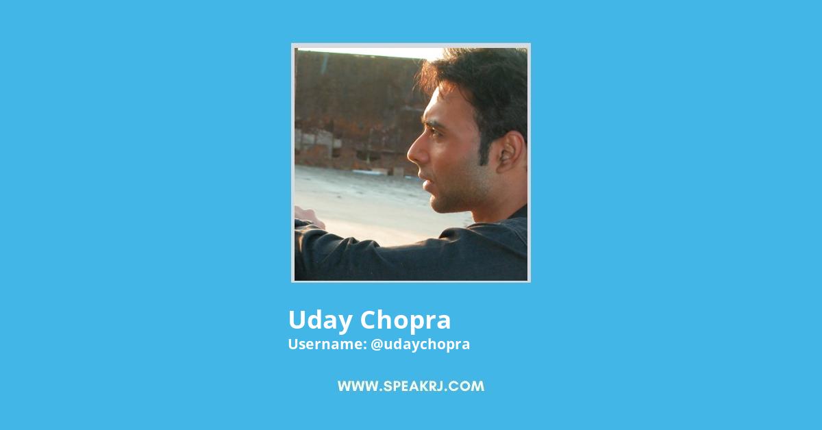 Uday Chopra Twitter Stats