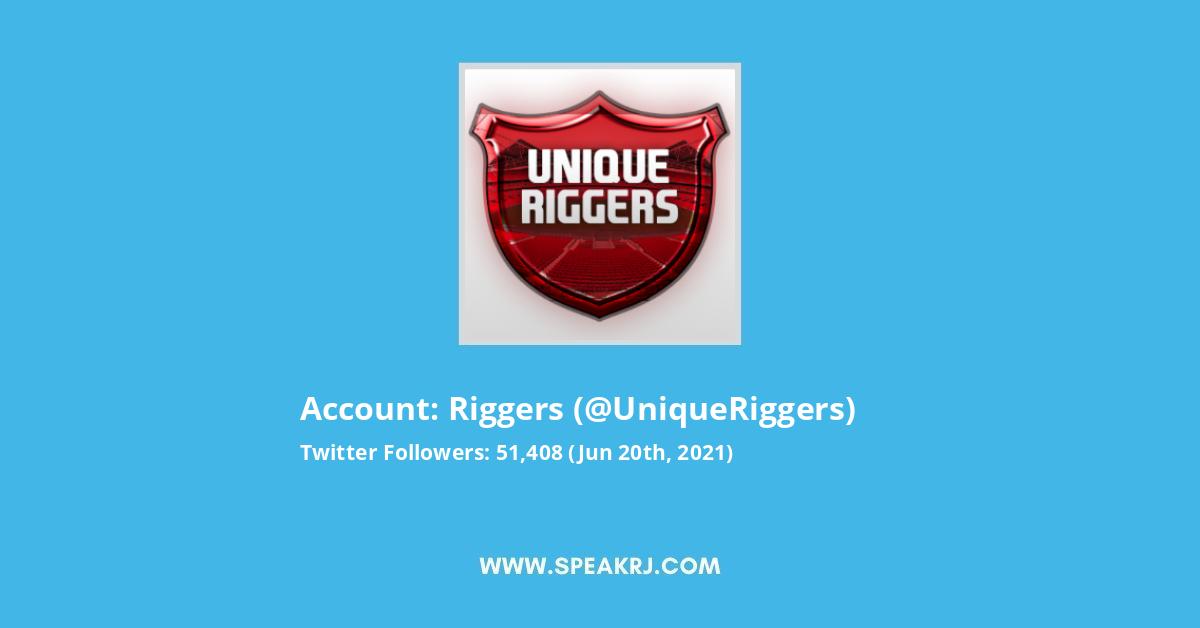 Riggers Twitter Stats