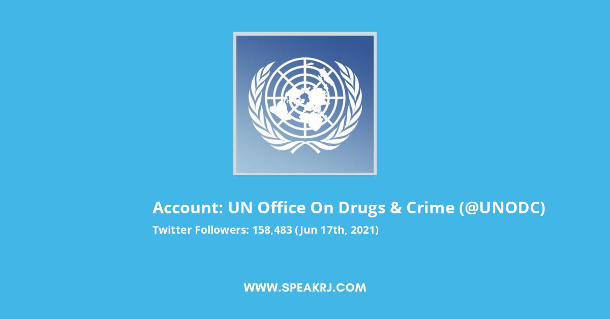 UN Office on Drugs & Crime Twitter Stats