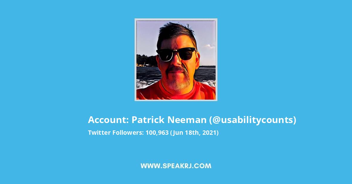 Patrick Neeman Twitter Stats