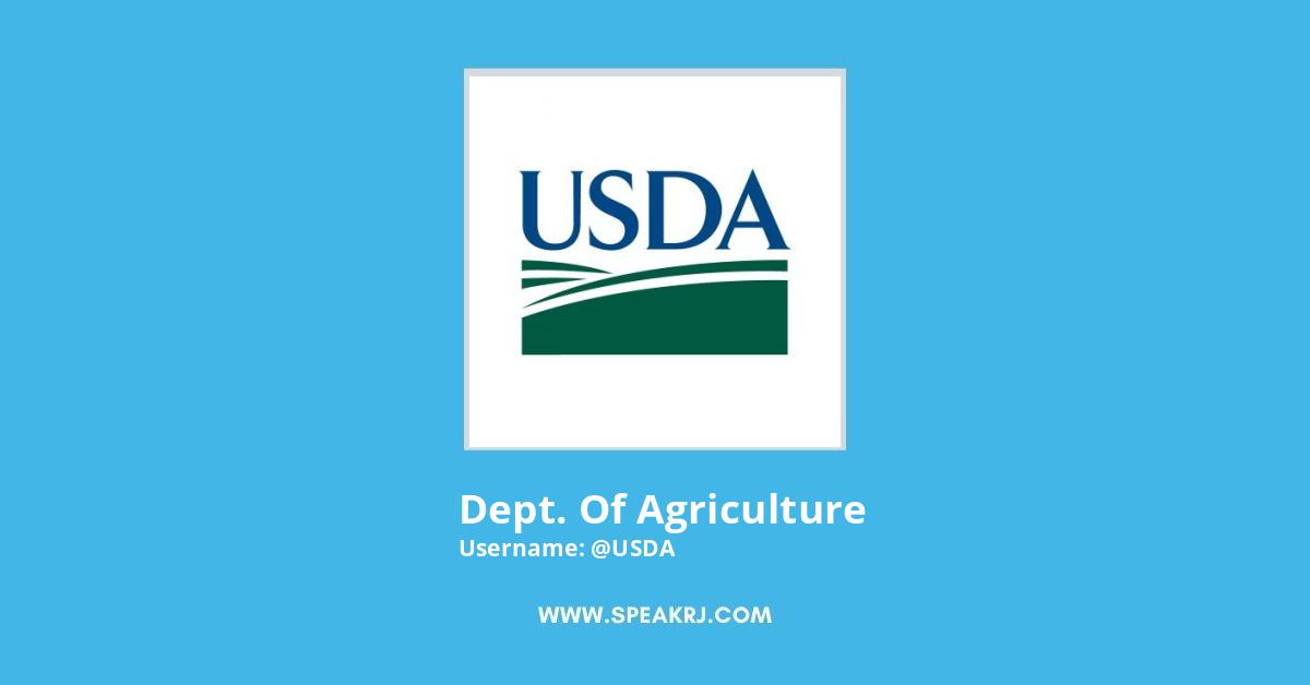 Dept. of Agriculture Twitter Stats