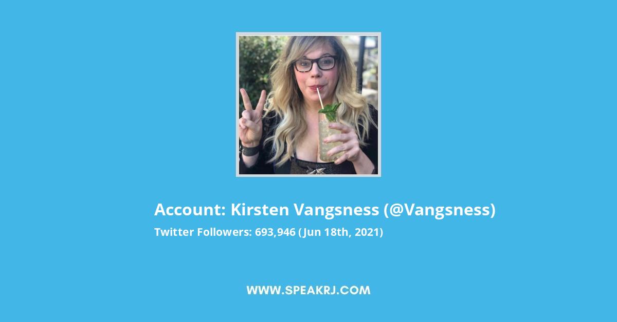 Kirsten Vangsness Twitter Stats