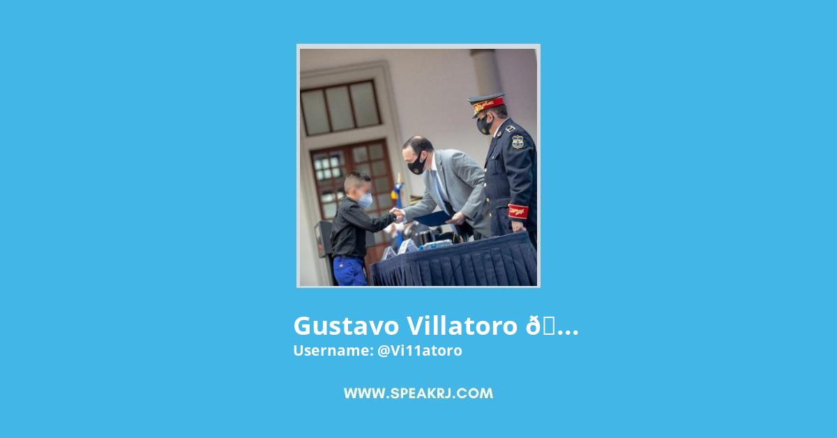 Gustavo Villatoro πΈπ» Twitter Stats
