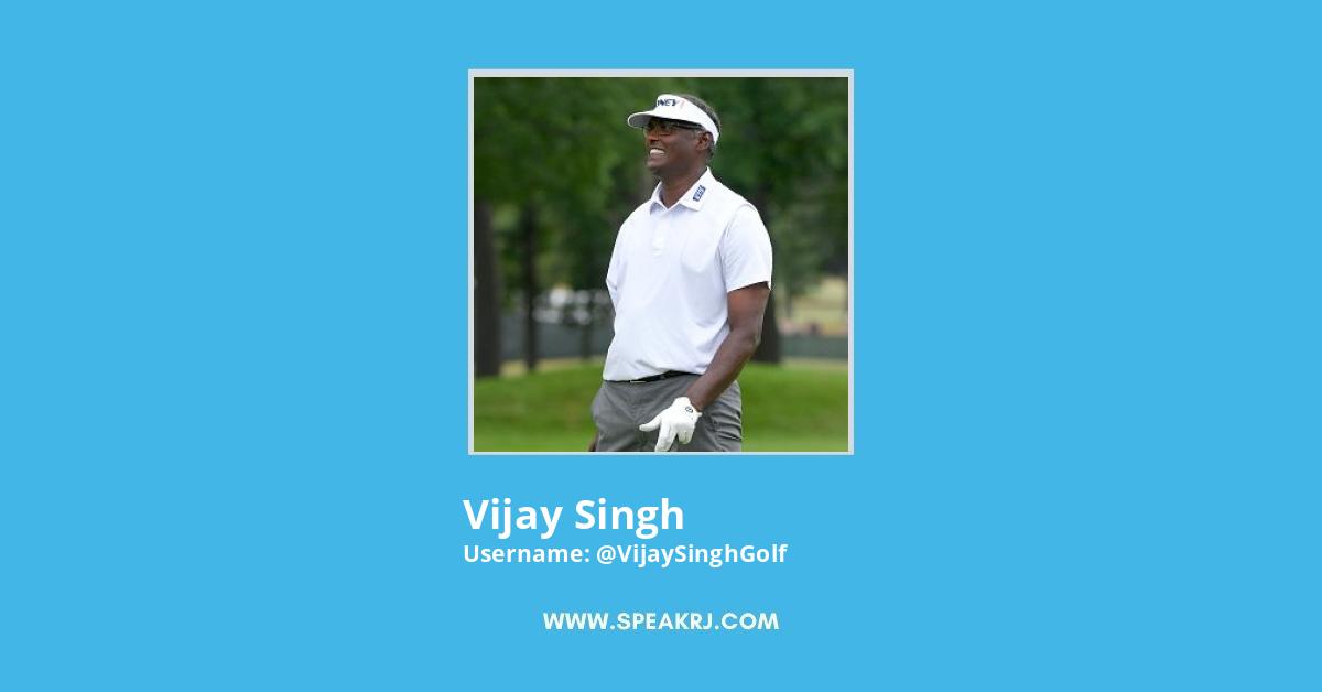 Vijay Singh Twitter Stats