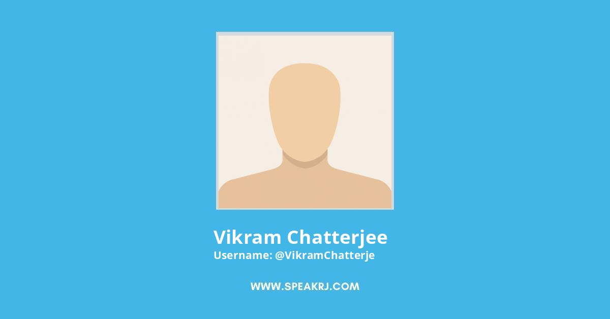 Vikram Chatterjee Twitter Stats