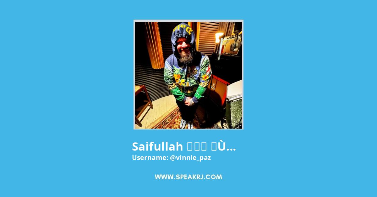 Saifullah سيف الله Twitter Stats