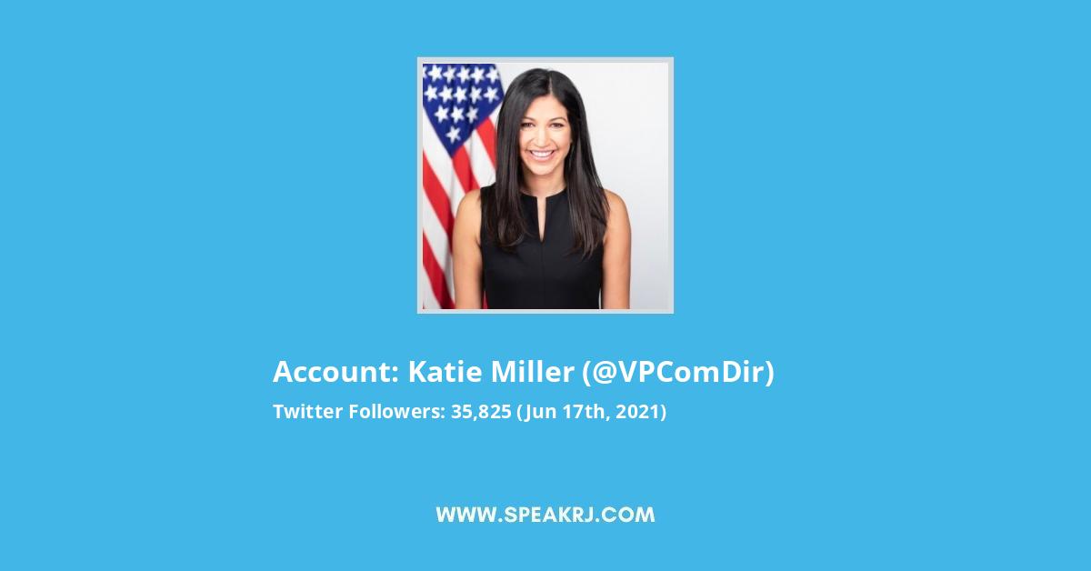 Katie Miller Twitter Stats
