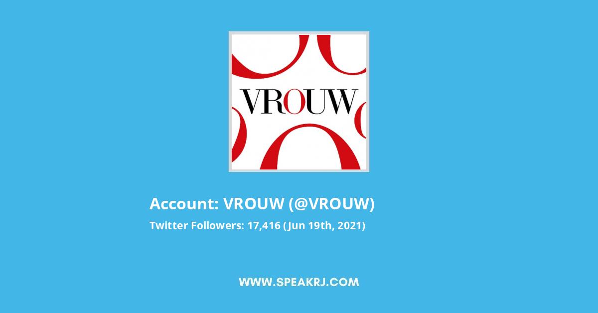 VROUW Twitter Stats