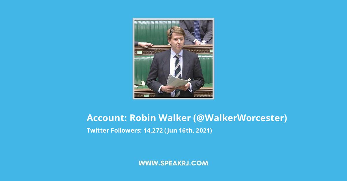 Robin Walker Twitter Stats