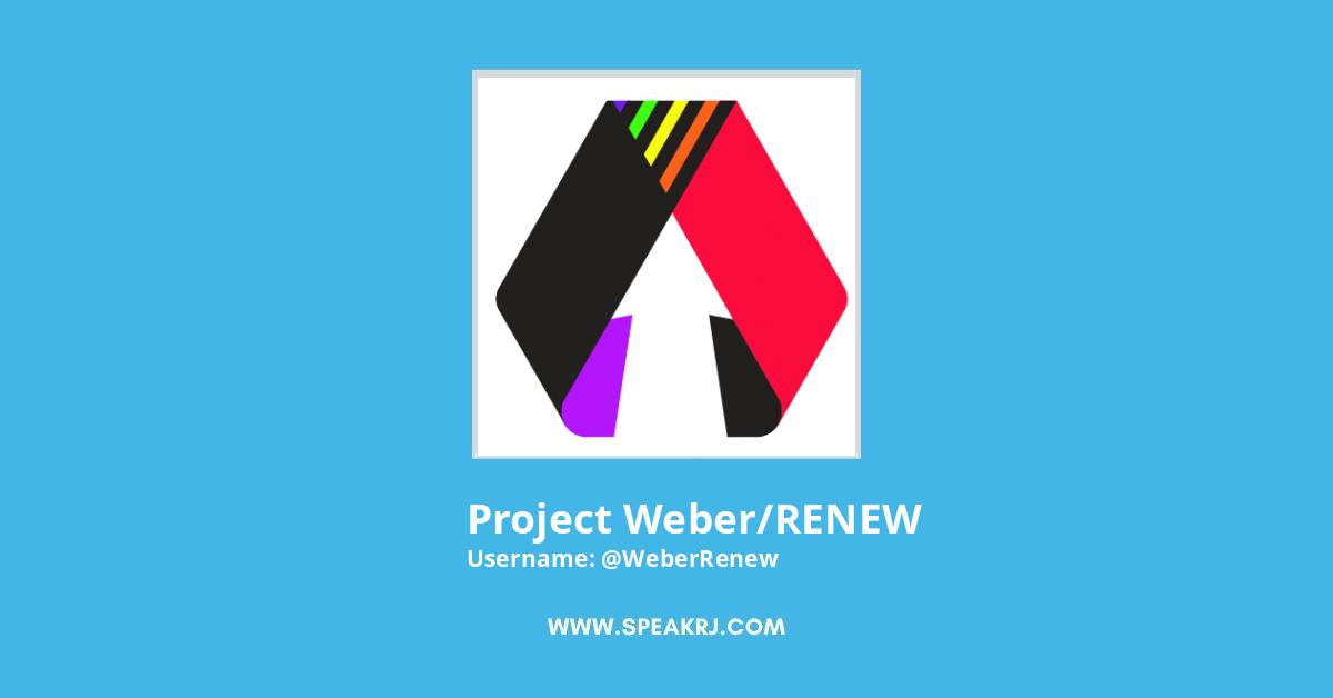Project Weber/RENEW Twitter Stats
