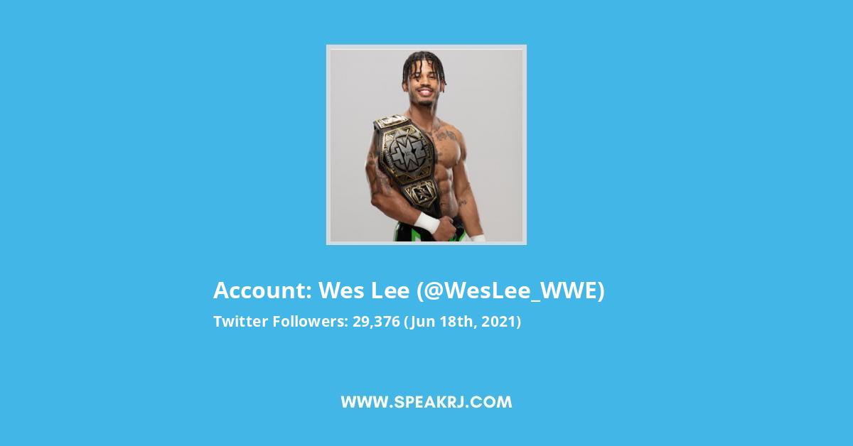 Wes Lee Twitter Stats