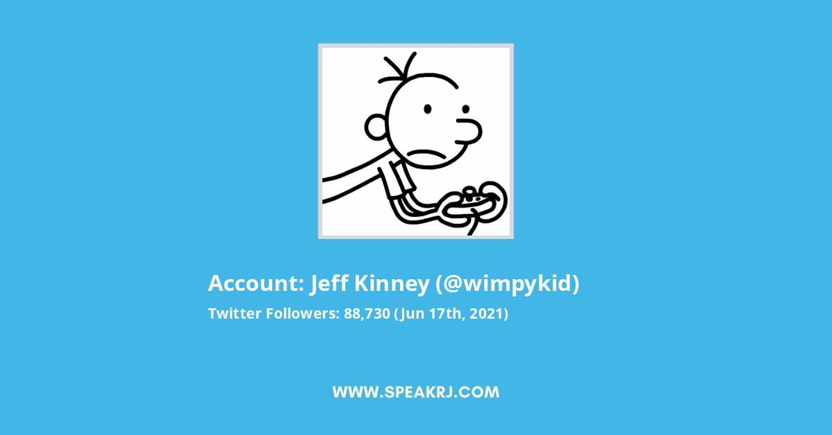 Jeff Kinney Twitter Stats