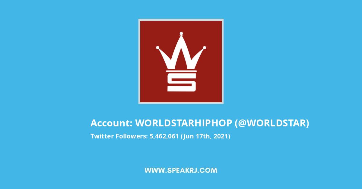 WORLDSTARHIPHOP Twitter Stats