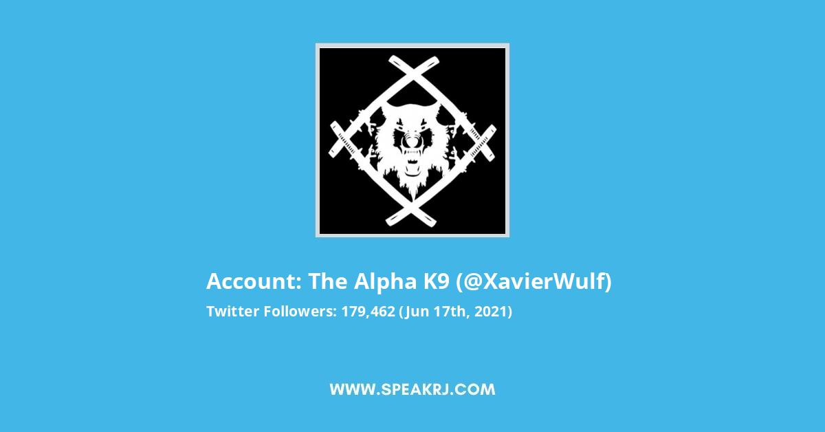 The Alpha K9 Twitter Stats