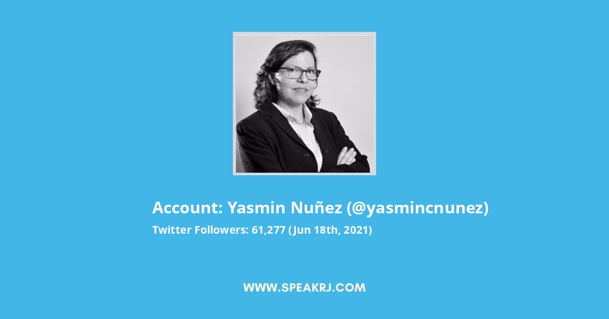 yasmin nuñez Twitter Stats