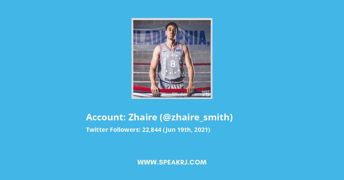 Zhaire Twitter Stats