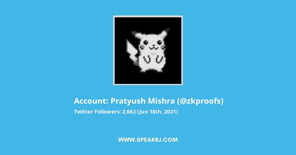 Pratyush Mishra Twitter Stats