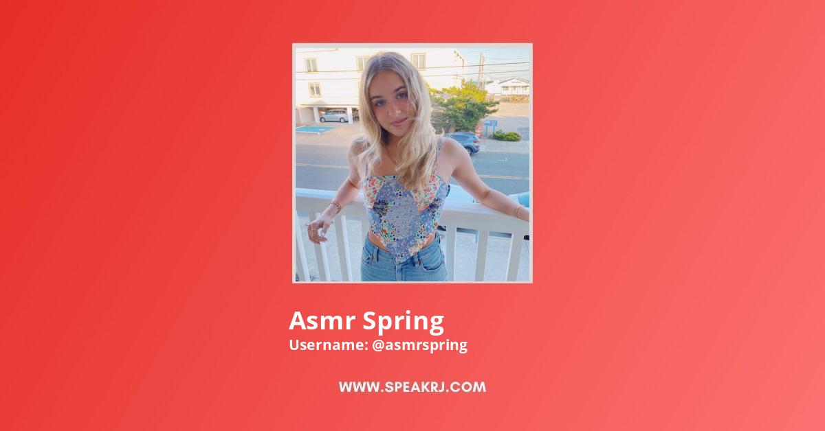 Asmr Spring YouTube Channel Statistics / Analytics - SPEAKRJ Stats