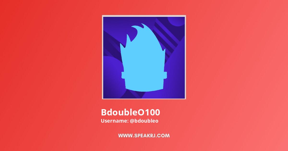 BdoubleO100 YouTube Channel Statistics / Analytics - SPEAKRJ Stats