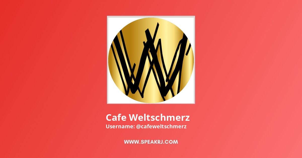 Cafe Weltschmerz YouTube Channel Subscribers Statistics SPEAKRJ