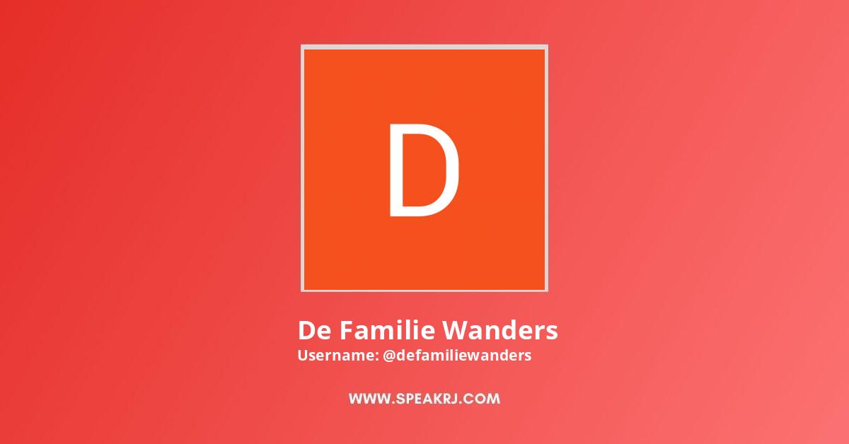 De Familie Wanders YouTube Channel Stats
