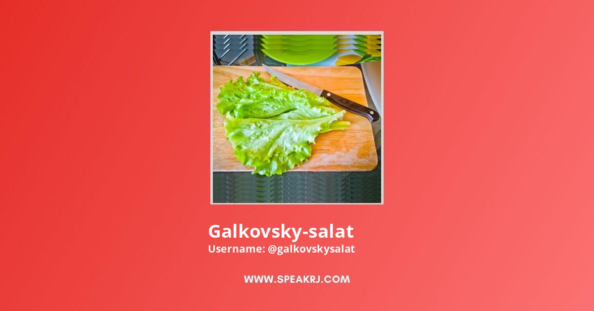 Galkovsky-salat YouTube Channel Stats