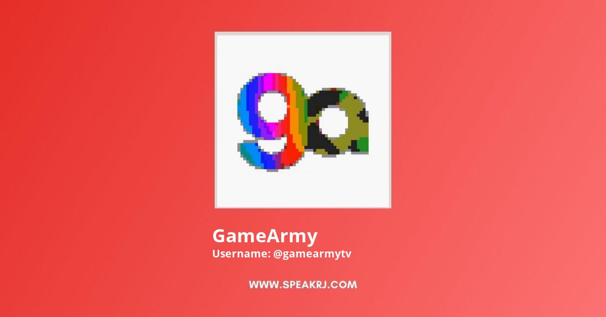 GameArmy YouTube Channel Stats