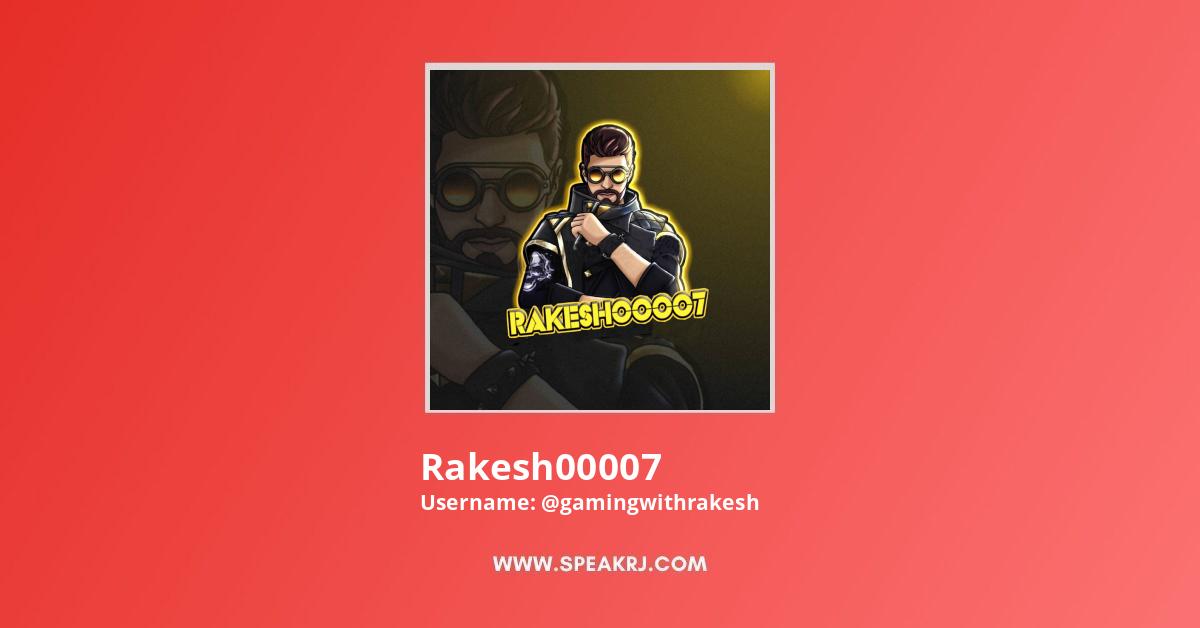 Rakesh00007 YouTube Channel Stats