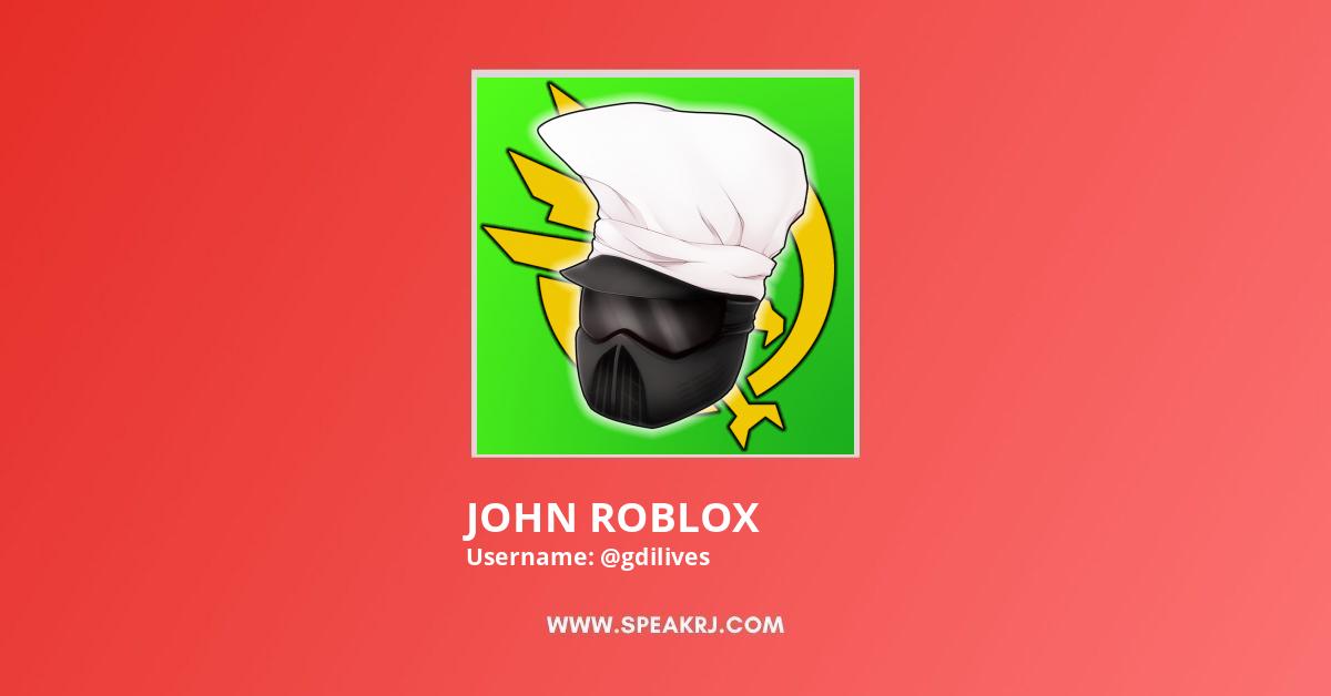 JOHN ROBLOX  Channel Statistics / Analytics - SPEAKRJ Stats